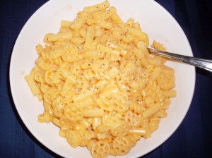 This is Wacky Mac. It's wacky because the noodles are all different shapes? Get it? Yeah. I should get back to work.