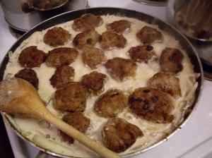Meatballs in sauce!
