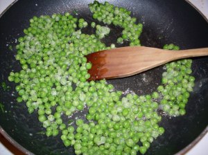 Minty peas. No mush.