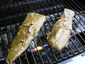 Fishies on grill.