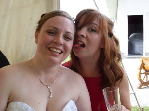 I am allowed to exploit her bridely likeness on the Internet because I don't think she reads this. 