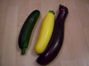 So you can see what size vegetables you'll be working with.