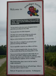 Also, not stated but implied, "Don't have too much fun. If you're having the kind of fun that causes you to shriek gleeful obscenity into the fields, please keep it PG13. There are little people everywhere, and you will not see them until after you've said something terrible but kind of awesome."