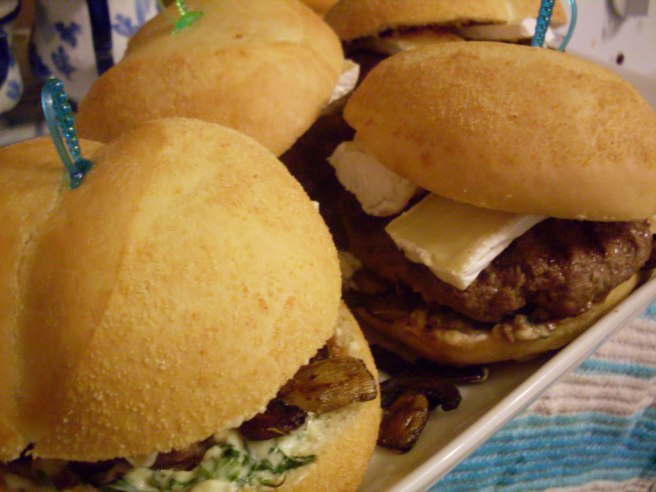 I didn't chop the mushrooms very finely because I'm sort of lazy like that.