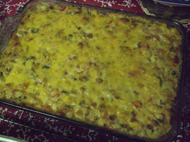 Hominy casserole.