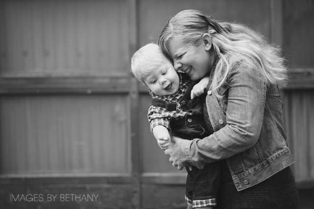 Me looking like a normal person, kind of, plus baby.