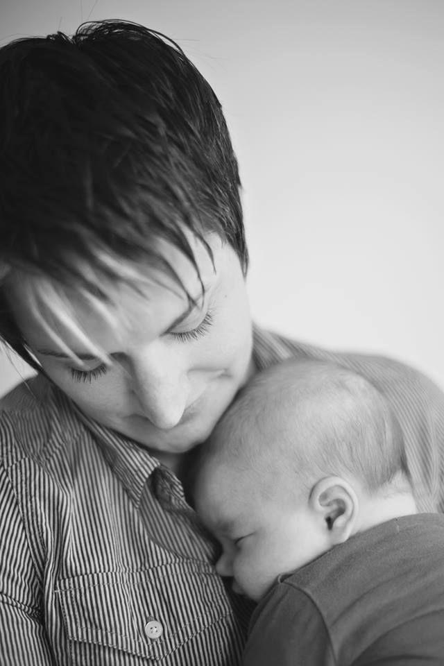 My friend Aimee and her baby; photo by Images by Bethany.