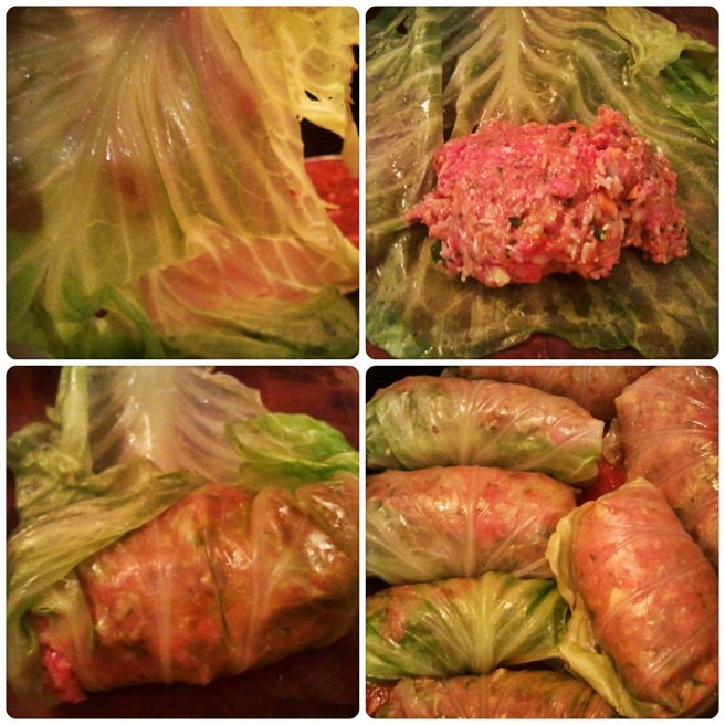 Cabbage rolls steps