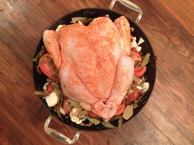 Chicken, pre-oven