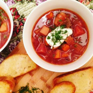 Crock Pot borscht
