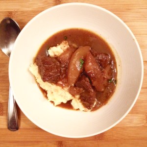 Hachee with potatoes